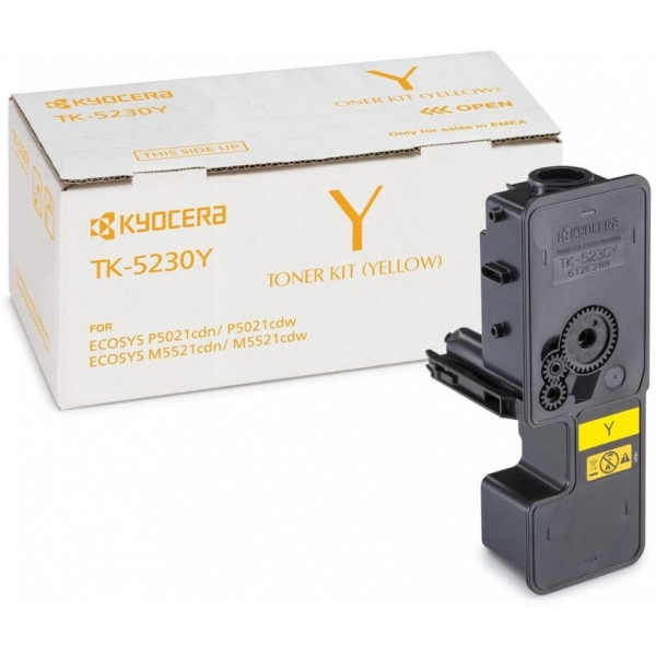 Тонер-картридж TK-5230Y Kyocera P5021/M5521 2,2К, (О), желтый