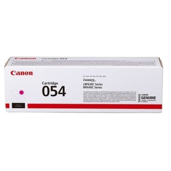Тонер-картридж 054 M для Canon LBP62x/MF64x, 1,2К, пурпурный, (О), 3022C002