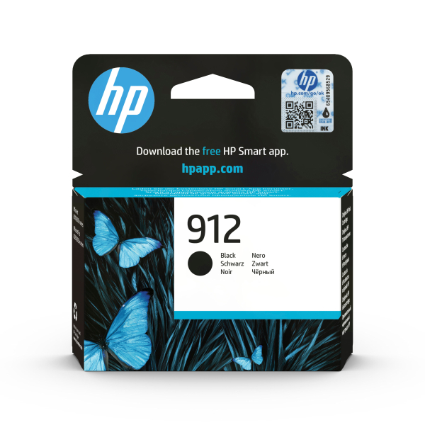 Картридж струйный 912 для HP OfficeJet 801x/802x, 315стр. (О) чёрный 3YL80AE
