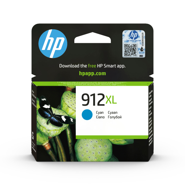 Картридж струйный 912XL для HP OfficeJet 801x/802x, 825стр. (О) голубой 3YL81AE