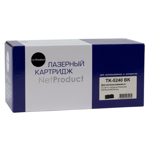 Тонер-картридж NetProduct (N-TK-5240Bk) для Kyocera P5026cdn/M5526cdn, Bk, 4K