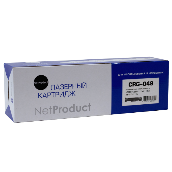 Драм-юнит NetProduct (N-№049) для Canon i-SENSYS LBP112w/113w/MF112/113w, 12K