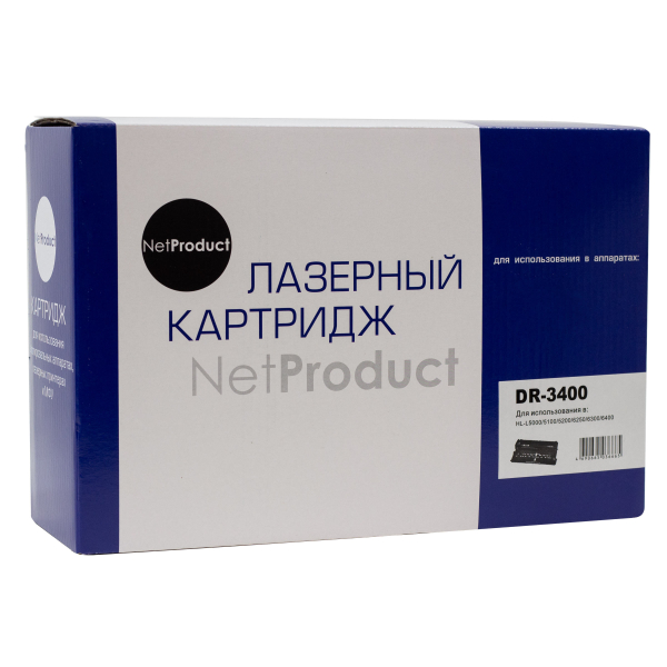 Драм-юнит NetProduct (N-DR-3400) для Brother HL-L5000/5100/5200/6250/6300/6400, 30K