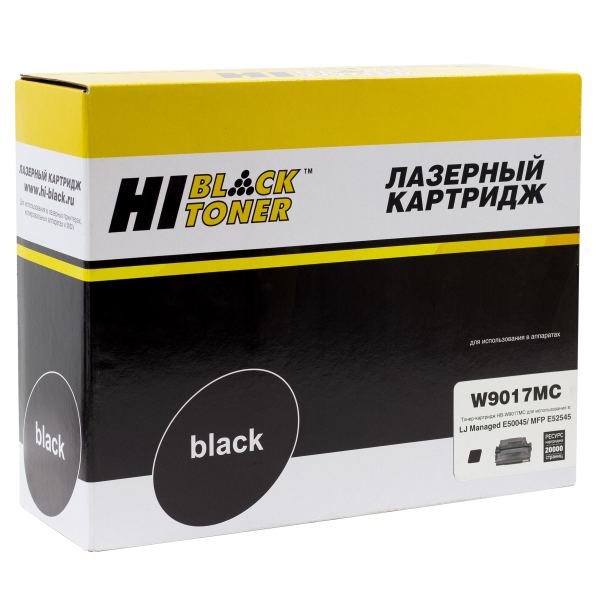 Тонер-картридж Hi-Black (HB-W9017MC) для HP LaserJet E50045/E52545, 20K