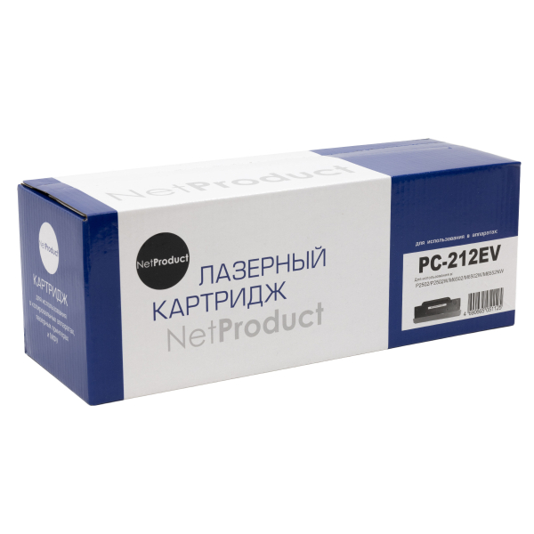 Картридж NetProduct (N-PC-212EV) для Pantum P2502/P2502W/M6502/M6502W/M6552NW, 1,6К