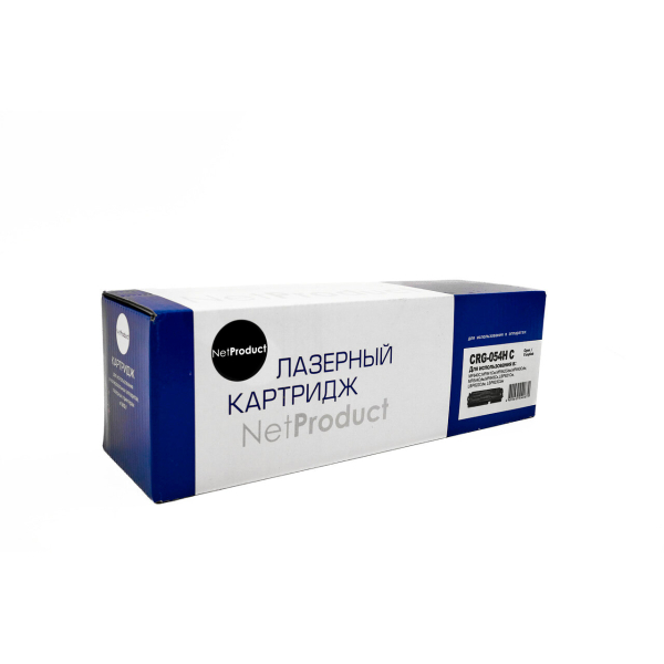 Картридж NetProduct (N-№054H C) для Canon i-SENSYS LBP621Cw/622/623/ imageCLASS MF642Cdw, C, 2,3K