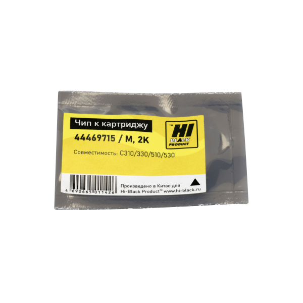 Чип Hi-Black к картриджу Oki C310/330/510/530 (44469715), M, 2K