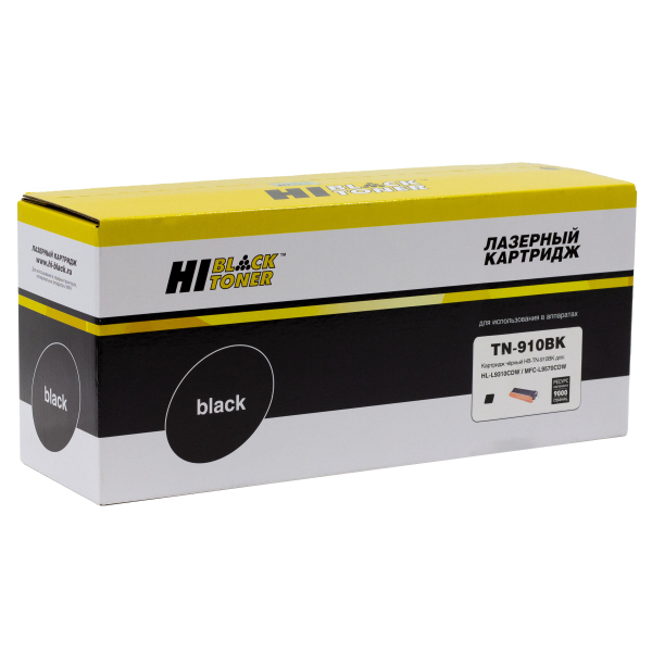 Тонер-картридж Hi-Black (HB-TN-910BK) для Brother HL-L9310CDW/MFC L9570CDW, Bk, 9K