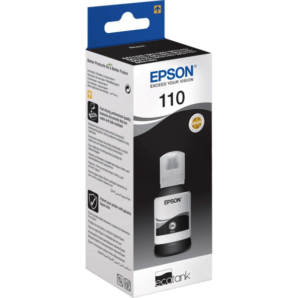 Контейнер с  чернилами Epson для M1100/1120/2140 черный, (О), C13T03P14A