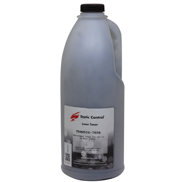 Тонер Static Control для HP LJ M506/M402, 780 г, флакон