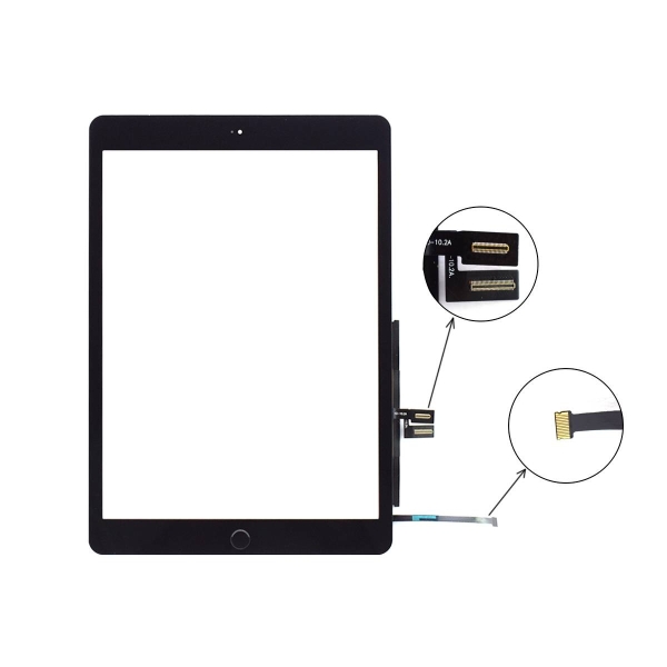 Тачскрин для iPad Air 10.2 (2019/2020)+кнопка HOME (черный)