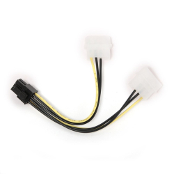 Переходник 2хMolex->PCI-E 6pin