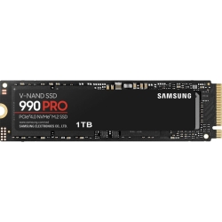 SSD накопитель Samsung 990 Pro MZ-V9P1T0BW 1ТБ, M.2 2280, PCI-E 4.0 x4,  NVMe,  M.2