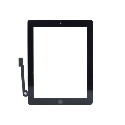 Тачскрин для iPad 3/ iPad 4 +кнопка Home (черный)