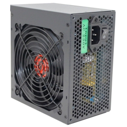 Блок питания Ginzzu CB650 12 см (24+4p,2 PCI-E(6+2), 4*SATA,3*IDE )